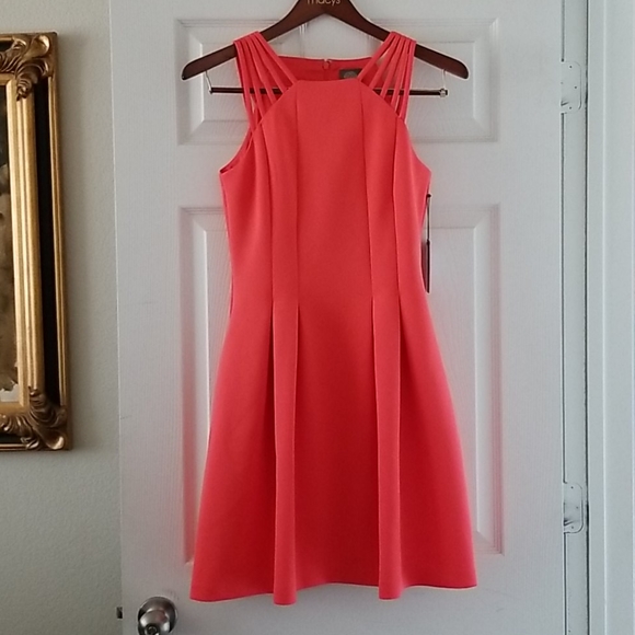 Vince Camuto Dresses & Skirts - NWT Strappy Coral Pleated Vince Camuto dress